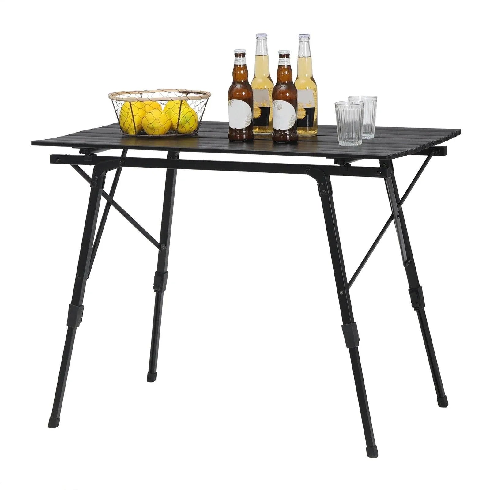 Feronza™ Opvouwbare Campingtafel - Verstelbaar en Lichtgewicht voor Buiten gebruik - Feronza